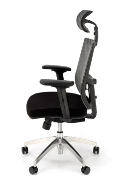 Halmar Fotele*ADMIRAL fotel gabinetowy popielato / czarny1 sztuka