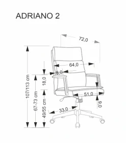 Dzieci Halmar Fotele Do Biura|Krzesła Do Biurka Do Pokoju Młodzieżowego*ADRIANO 2 fotel obrotowy beżowy1 sztuka