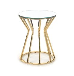 Halmar Ławy I Stoliki Do Salonu|Stoliki Kawowe I Ławy*AFINA S ława, lustro / złoty (1p=1szt)1 sztuka