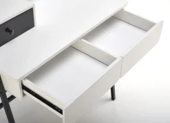 Halmar Biurka*AGNES konsolka biały / czarny (1p=1szt)1 sztuka