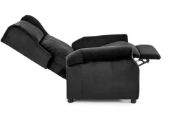 Halmar Fotele Do Biura|Fotele Do Sypialni*AGUSTIN 2 fotel wypoczynkowy czarny (2p=1szt)1 sztuka