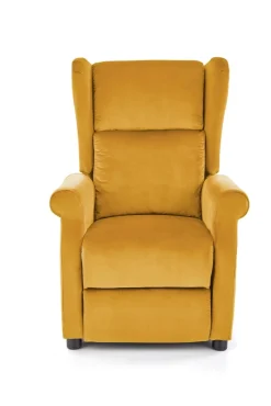 Halmar Fotele Do Biura|Fotele Do Sypialni*AGUSTIN 2 fotel wypoczynkowy musztardowy (2p=1szt)1 sztuka