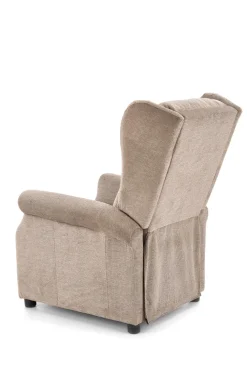 Halmar Fotele Do Biura|Fotele Do Sypialni*AGUSTIN M fotel rozkładany z funkcją masażu beżowy (1p=1szt)1 sztuka