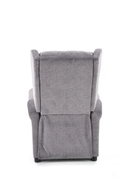 Halmar Fotele Do Biura|Fotele Do Sypialni*AGUSTIN M fotel rozkładany z funkcją masażu popielaty (1p=1szt)1 sztuka