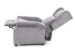 Halmar Fotele Do Biura|Fotele Do Sypialni*AGUSTIN M fotel rozkładany z funkcją masażu popielaty (1p=1szt)1 sztuka
