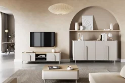 Bogart Ławy I Stoliki Do Pokoju Młodzieżowego|Ławy I Stoliki Do Salonu*AMILIO ŁAWA 100 2SZ - cashmere / dąb olejowany / nogi cashmere