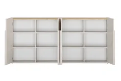 Bogart Komody Do Biura|Komody Do Przedpokoju*AMILIO KOMODA 200 4D - cashmere / dąb olejowany / uchwyty cashmere