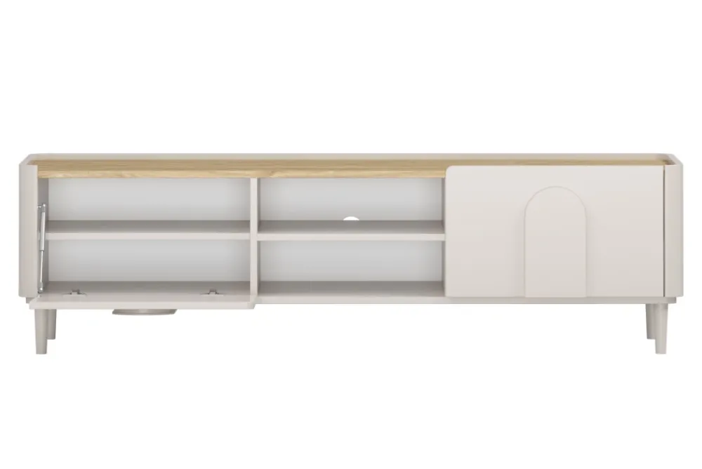 Bogart Szafki Rtv Do Salonu|Szafki Rtv*AMILIO RTV 170 1K1SZ - cashmere / dąb olejowany / uchwyty cashmere / nogi cashmere