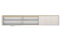 Bogart Szafki Rtv Do Salonu|Szafki Rtv*AMILIO RTV 220 1K1SZ - cashmere / dąb olejowany / uchwyty cashmere