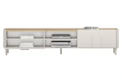 Bogart Szafki Rtv Do Salonu|Szafki Rtv*AMILIO RTV 220 1K1SZ - cashmere / dąb olejowany / uchwyty cashmere / nogi cashmere