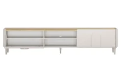 Bogart Szafki Rtv Do Salonu|Szafki Rtv*AMILIO RTV 220 1K1SZ - cashmere / dąb olejowany / uchwyty cashmere / nogi cashmere