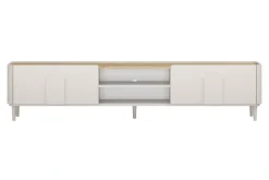 Bogart Szafki Rtv Do Salonu|Szafki Rtv*AMILIO RTV 220 1K1SZ - cashmere / dąb olejowany / uchwyty cashmere / nogi cashmere