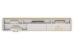 Bogart Szafki Rtv Do Salonu|Szafki Rtv*AMILIO RTV 200 1K2SZ - cashmere / dąb olejowany / uchwyty dąb jasny