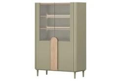 Bogart Witryny Do Jadalni|Witryny Do Salonu*AMILIO WITRYNA 100 2D - eukaliptus / dąb baltic dune / uchwyty dąb naturalny / nogi eukaliptus