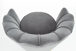 Halmar Fotele Do Sypialni|Fotele Do Salonu*AMORINITO fotel wypoczynkowy popielaty / złoty1 sztuka