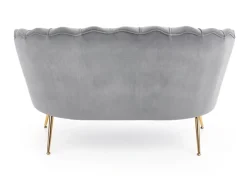 Halmar Fotele Do Biura|Fotele Do Sypialni*AMORINITO XL fotel wypoczynkowy popielaty / złoty1 sztuka