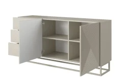 Bogart Komody*ASHA KOMODA 167 2D3SZ - cashmere / stelaż cashmere