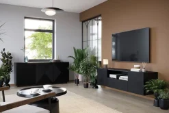 Bogart Komody*ASHA KOMODA 167 2D3SZ - czarny mat