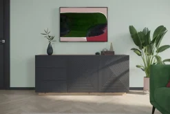 Bogart Komody*ASHA KOMODA 167 2D3SZ - rivier stone / artisan