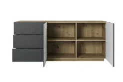 Bogart Komody*ASHA KOMODA 167 2D3SZ - rivier stone / artisan