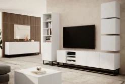 Bogart Szafki I Regały*ASHA REGAŁ 50 1D - biały mat / stelaż