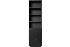 Bogart Szafki I Regały*ASHA REGAŁ 50 1D - czarny mat