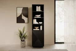 Bogart Szafki I Regały*ASHA REGAŁ 50 1D - czarny mat