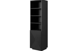 Bogart Szafki I Regały*ASHA REGAŁ 50 1D - czarny mat