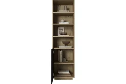 Bogart Szafki I Regały*ASHA REGAŁ 50 1D - czarny mat / artisan