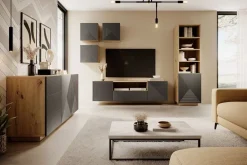 Bogart Szafki I Regały*ASHA REGAŁ 50 1D - rivier stone / artisan