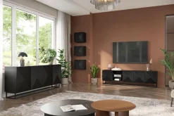 Bogart Szafki I Regały*ASHA SZAFKA WISZĄCA 40 1D - czarny mat