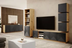 Bogart Szafki I Regały*ASHA SZAFKA WISZĄCA 40 1D - rivier stone / artisan