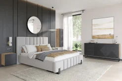 Bogart Szafki I Regały*ASHA SZAFKA WISZĄCA 40 1D - rivier stone / artisan