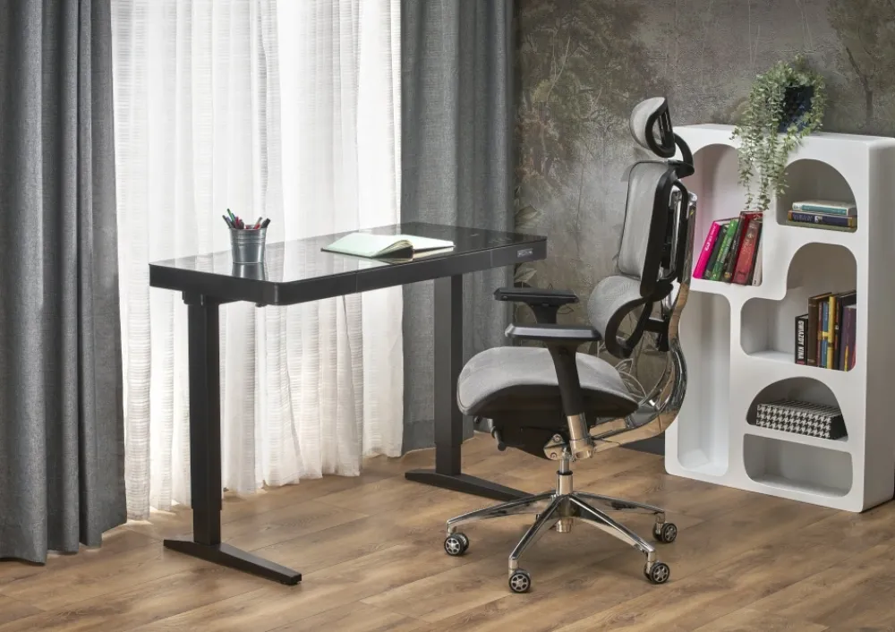 Halmar Biurka*B52 biurko biurko z funkcją regulacji wysokości, czarny (2p=1szt)1 sztuka