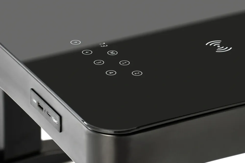 Halmar Biurka*B52 biurko biurko z funkcją regulacji wysokości, czarny (2p=1szt)1 sztuka