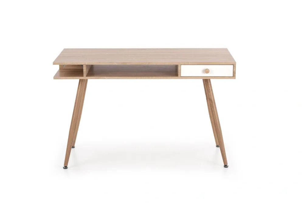 Halmar Biurka*B34 biurko dąb sonoma-biały (2p=1szt)1 sztuka