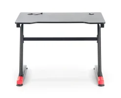 Halmar Biurka*B40 biurko gamingowe czarny / czerwony (1p=1szt)1 sztuka