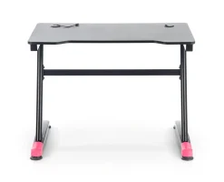 Halmar Biurka*B40 biurko gamingowe czarny / czerwony (1p=1szt)1 sztuka