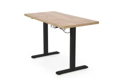 Halmar Biurka*B54 biurko z funkcją regulacji wysokości, blat - dąb artisan, stelaż - czarny (2p=1szt)1 sztuka