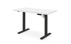 Halmar Biurka*B54 biurko z funkcją regulacji wysokości, blat - biały, stelaż - czarny (2p=1szt)1 sztuka