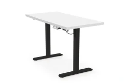 Halmar Biurka*B54 biurko z funkcją regulacji wysokości, blat - biały, stelaż - czarny (2p=1szt)1 sztuka