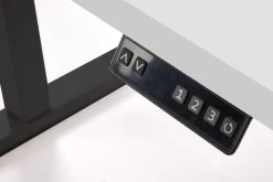 Halmar Biurka*B54 biurko z funkcją regulacji wysokości, blat - biały, stelaż - czarny (2p=1szt)1 sztuka