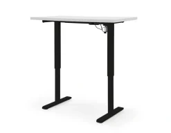 Halmar Biurka*B54 biurko z funkcją regulacji wysokości, blat - biały, stelaż - czarny (2p=1szt)1 sztuka