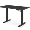 Halmar Biurka*B54 biurko z funkcją regulacji wysokości, blat - czarny, stelaż - czarny (2p=1szt)1 sztuka