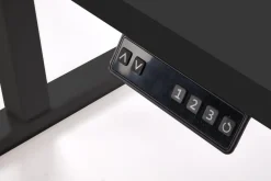 Halmar Biurka*B54 biurko z funkcją regulacji wysokości, blat - czarny, stelaż - czarny (2p=1szt)1 sztuka