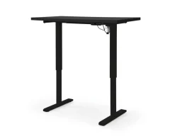 Halmar Biurka*B54 biurko z funkcją regulacji wysokości, blat - czarny, stelaż - czarny (2p=1szt)1 sztuka