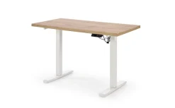 Halmar Biurka*B54 biurko z funkcją regulacji wysokości, blat - dąb artisan, stelaż - biały (2p=1szt)1 sztuka