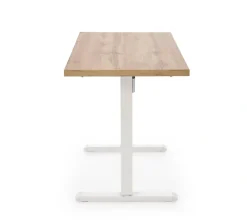 Halmar Biurka*B54 biurko z funkcją regulacji wysokości, blat - dąb artisan, stelaż - biały (2p=1szt)1 sztuka