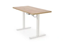 Halmar Biurka*B54 biurko z funkcją regulacji wysokości, blat - dąb artisan, stelaż - biały (2p=1szt)1 sztuka