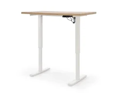 Halmar Biurka*B54 biurko z funkcją regulacji wysokości, blat - dąb artisan, stelaż - biały (2p=1szt)1 sztuka